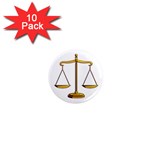 Scales of Justice 1  Mini Magnet (10 pack) 