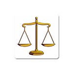 Scales of Justice Magnet (Square)