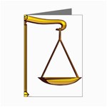 Scales of Justice Mini Greeting Card