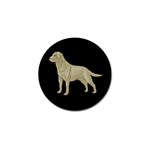 BB Yellow Labrador Retriever Dog Gifts Golf Ball Marker (4 pack)
