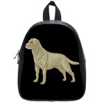 BB Yellow Labrador Retriever Dog Gifts School Bag (Small)