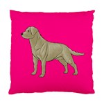 BP Yellow Labrador Retriever Dog Gifts Cushion Case (One Side)