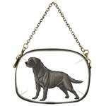 BW Black Labrador Retriever Dog Gifts Chain Purse (Two Sides)