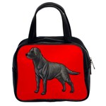 BR Black Labrador Retriever Dog Gifts Classic Handbag (Two Sides)