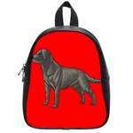 BR Black Labrador Retriever Dog Gifts School Bag (Small)