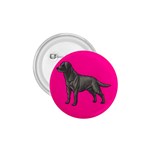 BP Black Labrador Retriever Dog Gifts 1.75  Button