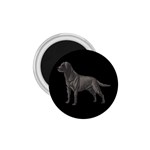 BB Black Labrador Retriever Dog Gifts 1.75  Magnet