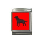 BR Chocolate Labrador Retriever Dog Gifts Italian Charm (13mm)