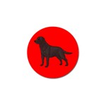 BR Chocolate Labrador Retriever Dog Gifts Golf Ball Marker (10 pack)