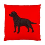 BR Chocolate Labrador Retriever Dog Gifts Cushion Case (One Side)