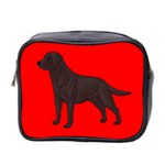 BR Chocolate Labrador Retriever Dog Gifts Mini Toiletries Bag (Two Sides)
