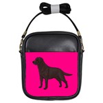 BP Chocolate Labrador Retriever Dog Gifts Girls Sling Bag