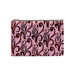 Pink Curl Custom Cosmetic Bag (Medium)