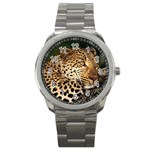 Male Leopard Sport Metal Watch