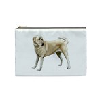 BW Yellow Labrador Retriever Dog Gifts Cosmetic Bag (Medium)