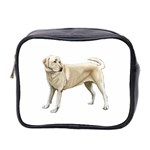 BW Yellow Labrador Retriever Dog Gifts Mini Toiletries Bag (Two Sides)