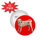 BR Yellow Labrador Retriever Dog Gifts 1.75  Button (10 pack) 