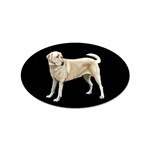 BB Yellow Labrador Retriever Dog Gifts Sticker Oval (100 pack)
