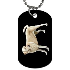 BB Yellow Labrador Retriever Dog Gifts Dog Tag (Two Sides) from UrbanLoad.com Front