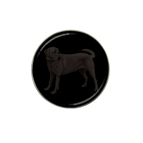 BB Black Labrador Retriever Dog Gifts Hat Clip Ball Marker (10 pack) from UrbanLoad.com Front