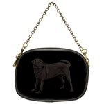 BB Black Labrador Retriever Dog Gifts Chain Purse (Two Sides)