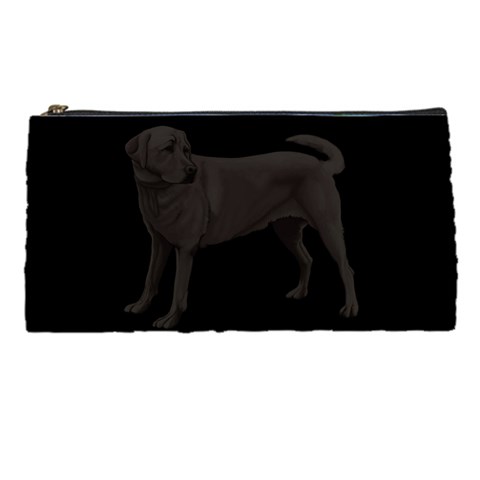 BB Black Labrador Retriever Dog Gifts Pencil Case from UrbanLoad.com Front