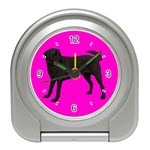 BP Black Labrador Retriever Dog Gifts Travel Alarm Clock