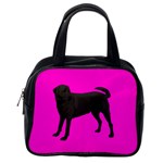 BP Black Labrador Retriever Dog Gifts Classic Handbag (One Side)