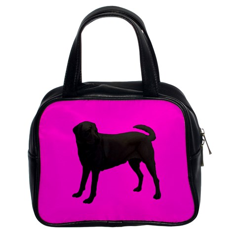 BP Black Labrador Retriever Dog Gifts Classic Handbag (Two Sides) from UrbanLoad.com Front