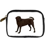 BW Chocolate Labrador Retriever Dog Gifts Digital Camera Leather Case