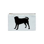 BW Chocolate Labrador Retriever Dog Gifts Cosmetic Bag (Small)