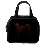 BB Chocolate Labrador Retriever Dog Gifts Classic Handbag (One Side)