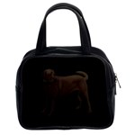 BB Chocolate Labrador Retriever Dog Gifts Classic Handbag (Two Sides)