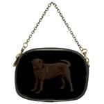 BB Chocolate Labrador Retriever Dog Gifts Chain Purse (Two Sides)