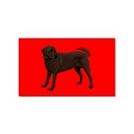 Chocolate Labrador Retriever Dog Gifts BR Sticker (Rectangular)