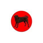 Chocolate Labrador Retriever Dog Gifts BR Golf Ball Marker