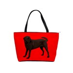 Chocolate Labrador Retriever Dog Gifts BR Classic Shoulder Handbag