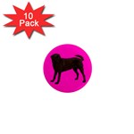 Chocolate Labrador Retriever Dog Gifts BP 1  Mini Magnet (10 pack) 