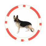 German Shepherd Alsatian Dog Gifts BW Poker Chip Card Guard