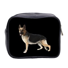 German Shepherd Alsatian Dog Gifts BW Mini Toiletries Bag (Two Sides) from UrbanLoad.com Back