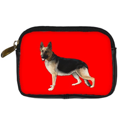 German Shepherd Alsatian Dog Gifts BR Digital Camera Leather Case from UrbanLoad.com Front