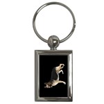 German Shepherd Alsatian Dog Gifts BB Key Chain (Rectangle)