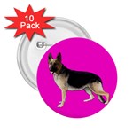 German Shepherd Alsatian Dog Gifts BP 2.25  Button (10 pack)