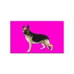 German Shepherd Alsatian Dog Gifts BP Sticker (Rectangular)