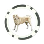 Yellow Labrador Retriever Poker Chip Card Guard