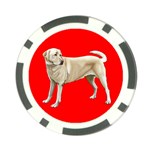 Yellow Labrador Retriever Poker Chip Card Guard