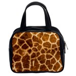 Giraffe Skin Classic Handbag 