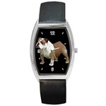 British Bulldog Gifts BB Barrel Style Metal Watch