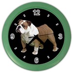 British Bulldog Gifts BB Color Wall Clock