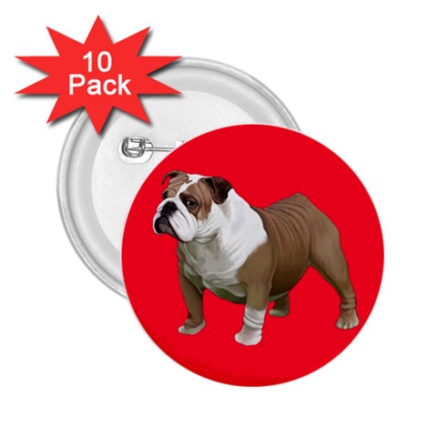 British Bulldog Gifts BR 2.25  Button (10 pack) from UrbanLoad.com Front